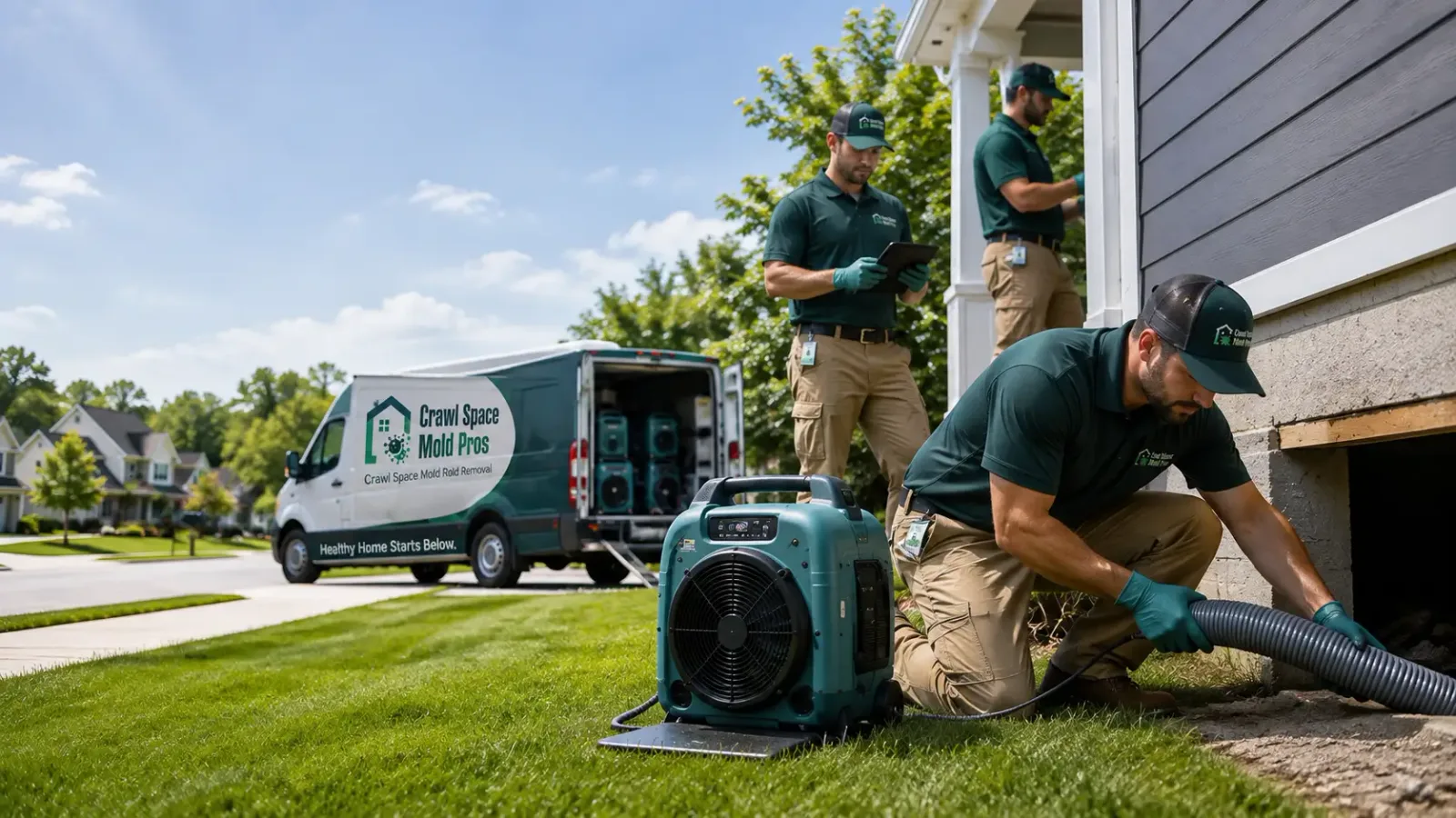 Crawl Space Mold Removal in Three Oaks, MI